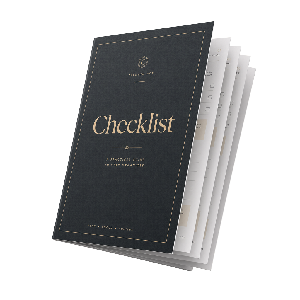 Mockup do checklist SaaS versus sob medida